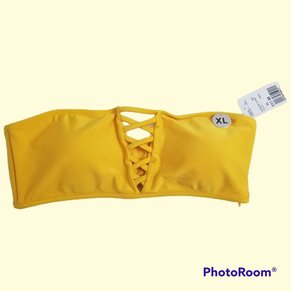 NWT XL Bandeau SWIM Top